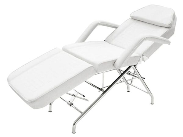Wax Bed with Chrome Pipe – Comfortable & Durable Design for Salons