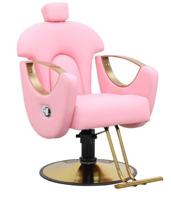 Salon Chair Premium Gold – Luxury Styling & Barber Chair